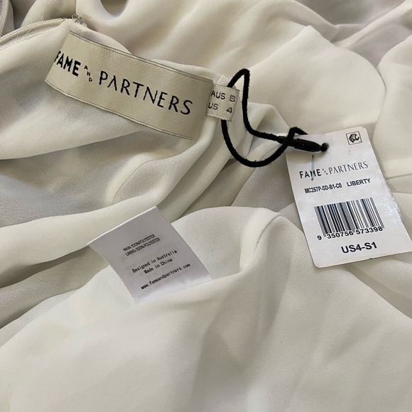 *Flaws* Fame and Partners Queen Ann Dress Size 4 Floral Ruffle Maxi Dress - Picture 9 of 16